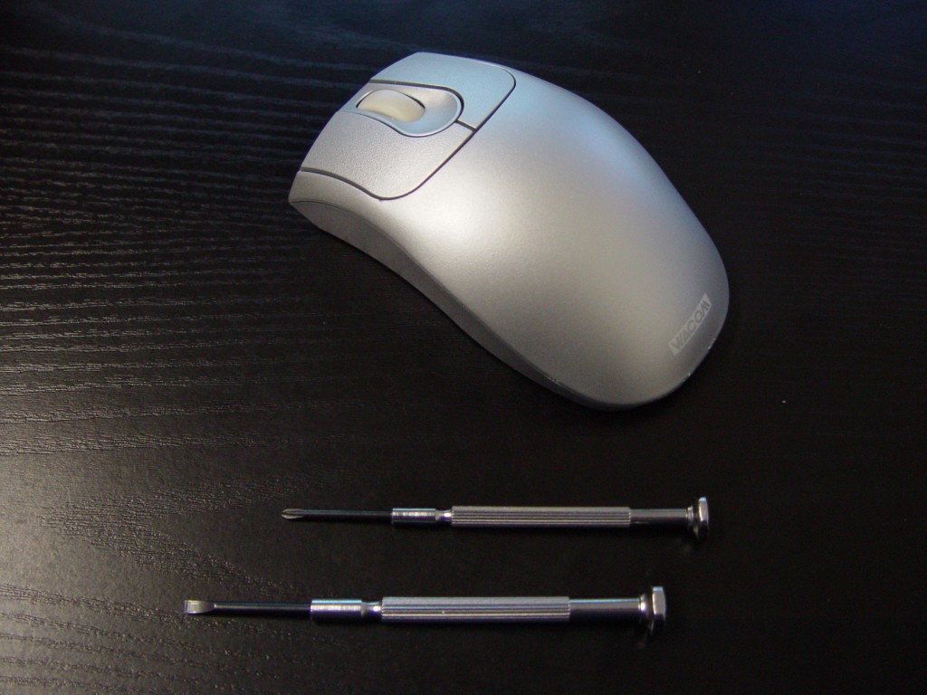 What you need is a Wacom mouse and two types of screwdrivers